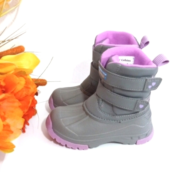 SKECHERS KIDS COLD RATED 29°C WATERPROOF INSULATED RAIN SNOW BOOTS SIZE 8 NWT - Picture 6 of 11